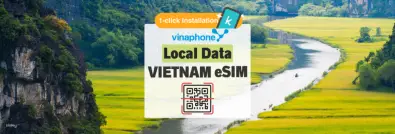 [20% Off] Vietnam eSIM | Unlimited Data or 6GB/Day | Vinaphone
