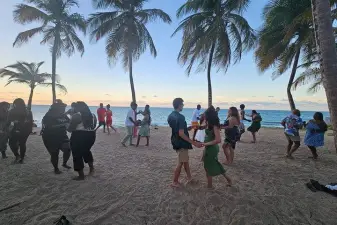 Sunset Salsa Beach Class – San Juan Experience