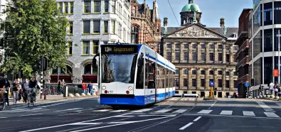Public transport ticket in Amsterdam by GVB