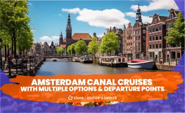 Amsterdam Canal Cruises with Multiple Options & Departure Points