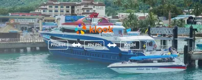 Phuket - Phi Phi Island - Krabi Ferry Ticket by Andaman Wave Master