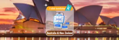 【50% Off】Australia & New Zealand eSIM | 1-30 Day Daily Data Plan