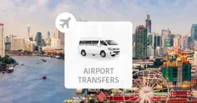 Private Airport Transfer: Don Mueang or Suvarnabhumi from / to Hotels in Bangkok Town, Pathum Thani, Pattaya, Khao Yai, Hua Hin, Cha-Am, Ayutthaya, Rayong, and Kanchanaburi