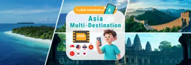 5G eSIM for Asia|ChatGPT Supported [40% Off]