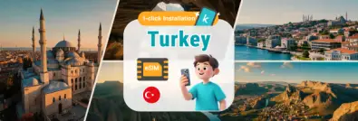【50%OFF】Türkiye 5G SIM Card|Türkiye 3/5/7/14/30 days Daily traffic/total eSIM