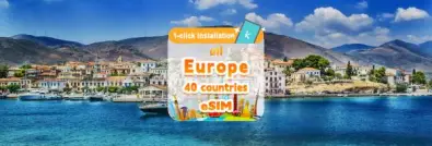 [Limited-time 50% Off select plans] European eSIM | Daily/Unlimited/Constant data allowance for 5G/4G networks in 20/40/52 European countries