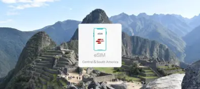 16 countries in Central and South America/Cayman Islands Daily traffic, total eSIM