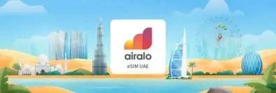 Airalo UAE eSIM: UAE 1-50GB unlimited data eSIM