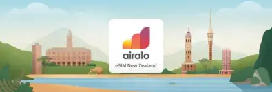 【Airalo New Zealand eSIM】New Zealand 1~20GB total eSIM